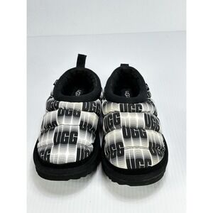 UGG‎ Wavelength PLUSH LOGO Slip-On Slipper Loafer Wool Blend Lining Size 5 Used